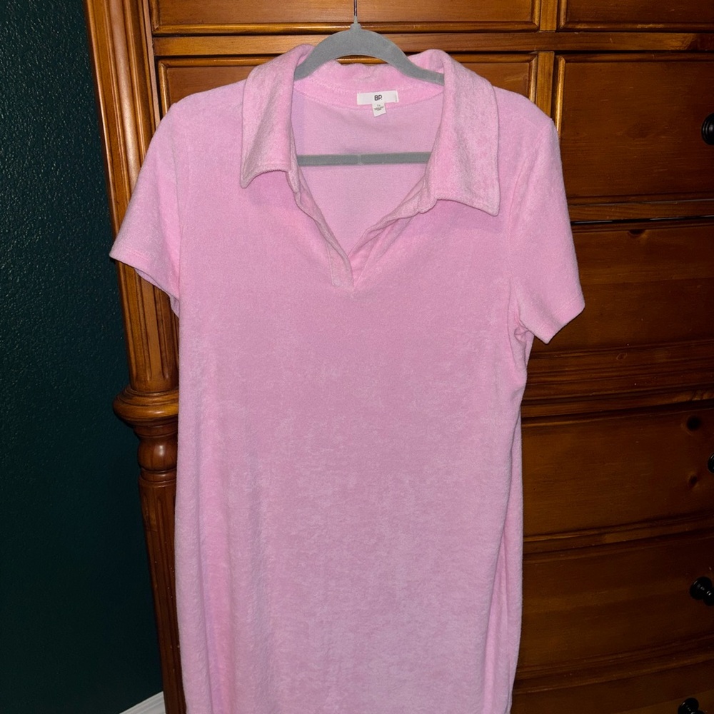 Pink Polo Dress